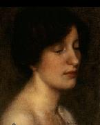 Thomas Cooper Gotch Portrait of the artist's wife Sweden oil painting artist